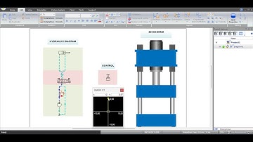 How to Create a 2D Hydraulic Press Animation in Automation Studio | Basic Circuit Tutorial