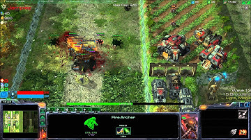 Spudheds Plays -  Squadron tower defense: Shadow builder Starcraft 2 custom map