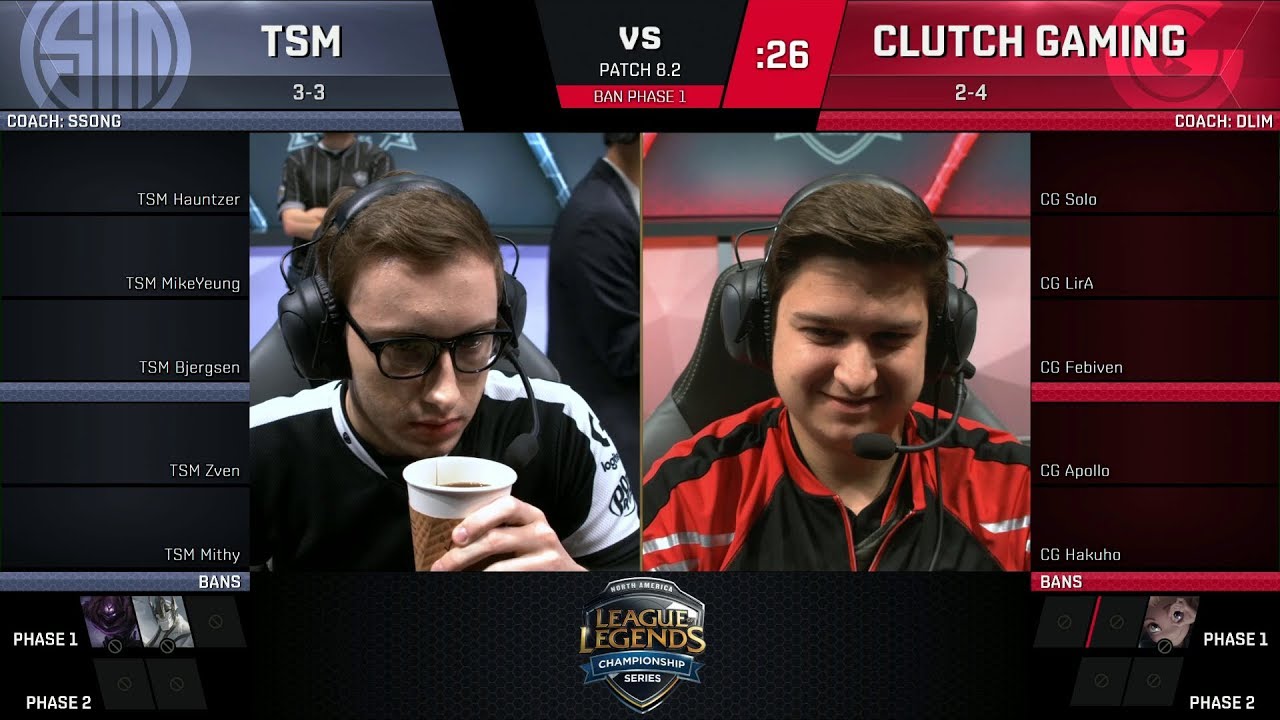tsm reddit TSM vs CG - 2018 NA Spring Week 4 - Team SoloMid vs Clutch Gaming