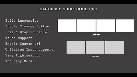 How to use Carousel Shortcode Pro