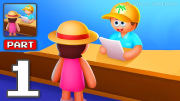 My Dream Hotel - Gameplay Walkthrough Part 1 - Luxury Resort Manager Build and Design (iOS, Android)