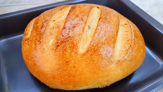 Als ich klein war, habe ich dieses Brot gegessen. So hat meine Großmutter Brot gebacken. Brot backen