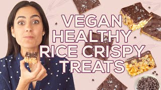 Vegan & Healthy Rice Crispy Treats  Two Spoons