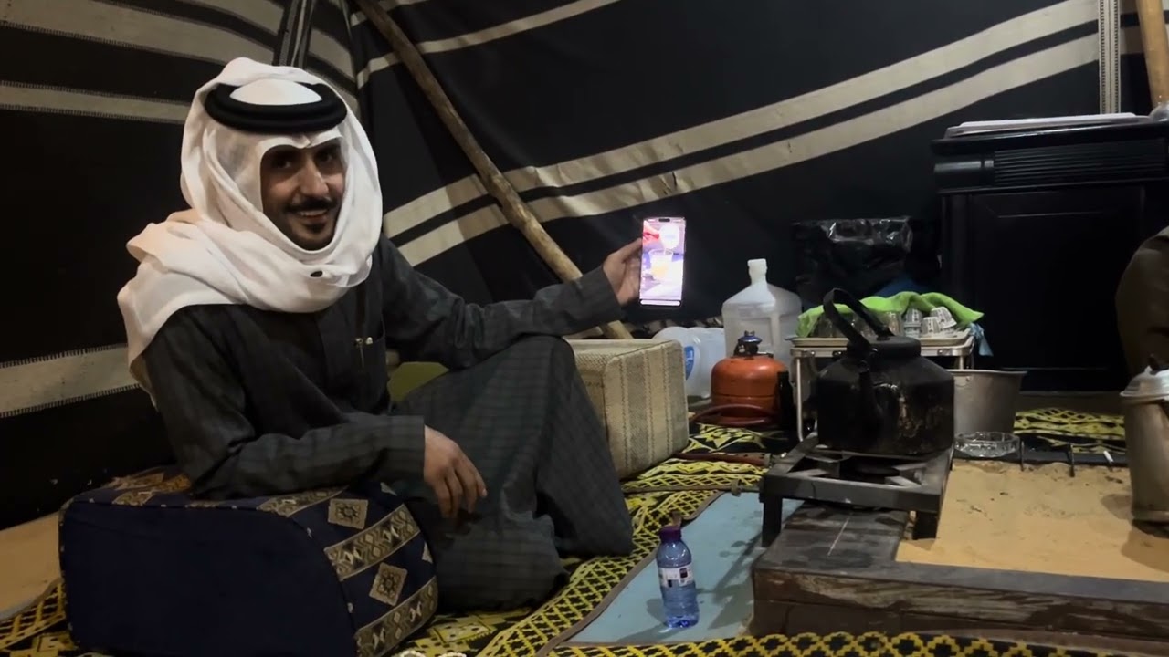 الفطور عند ابو يوسف بيت الشعر 