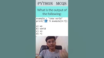 Python MCQ Explained in 60 Seconds | Learn Python Fast #infytqmcq #infytq  #python  #infytqpython