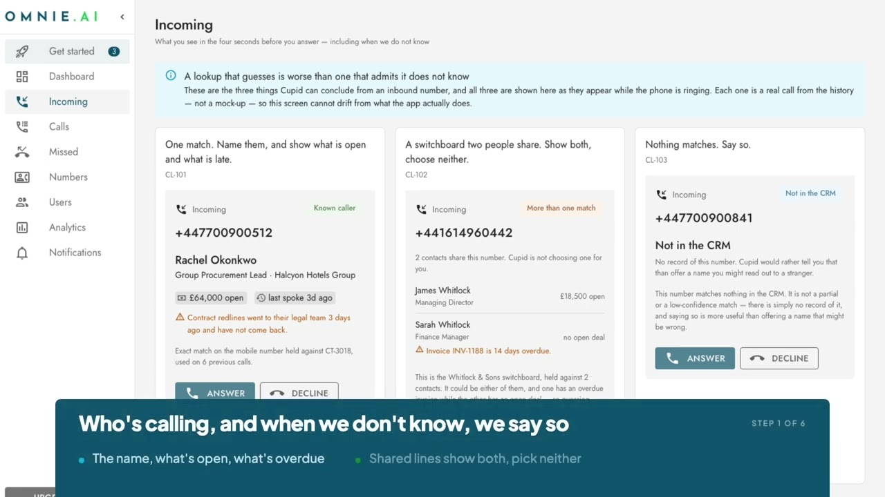 Cupid: Twilio Phone App video