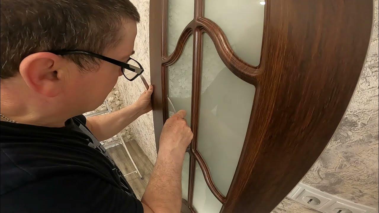 Как разобрать межкомнатную дверь чтобы поменять стекло Дверь разборка сборка
