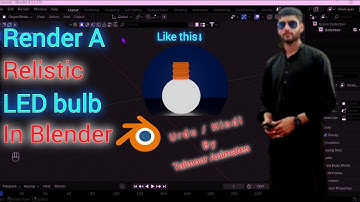 Render A Realistic LED Bulb in blender. Blender tutorial Urdu/Hindi+Eng(Beginner series Epi 4)