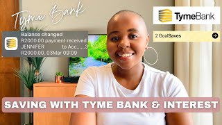 Saving with Tyme Bank | How is it going | Interest earned | My thoughts | South African YouTuber