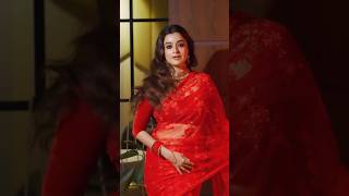 Darshana Banik Slaying In Red Saree