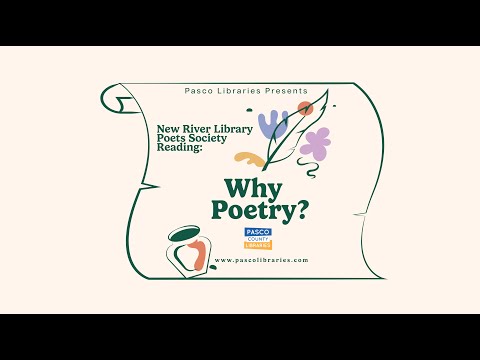 New River Library Poets Society Reading Why Poetry