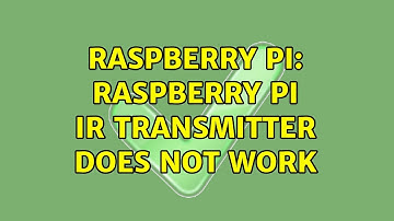 Raspberry Pi: Raspberry Pi IR Transmitter does not work