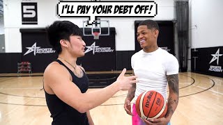 I Offered To Pay YK Osiris&#39;s Debt If He Beats Me! 1v1 Basketball