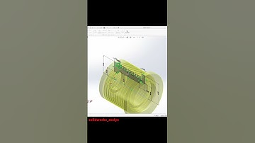 SolidWorks Örnek Çizim 141 (3D solid model example) #shorts #solidworks