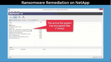 Ransomware Remediation on NetApp