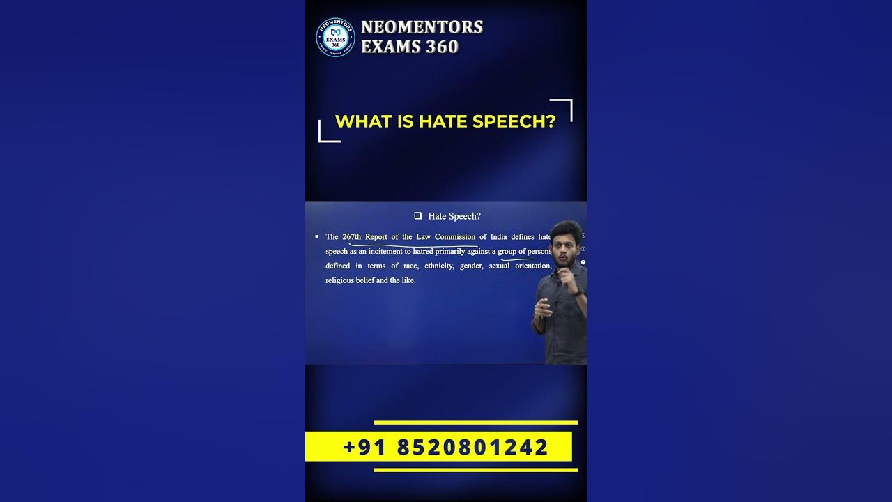 what-is-hate-speech-hatespeech-currentaffairs-shortvideo-shorts