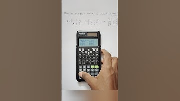 How to multiply matrix in casio fx-991ES PLUS  2nd edition || matrix multiplication#matrix