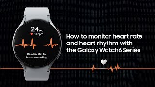 Galaxy Watch6 | Watch6 Classic: How to monitor your heart rate & heart rhythm | Samsung​ screenshot 2