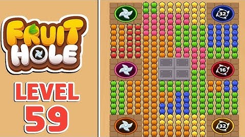 Fruit Hole Juice Jam Level 59 Walkthrough Solutions