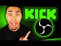 How to stream to kick on pc using obs studio
