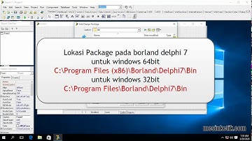 #5 - Project Delphi 7 - Cara Install Package, contoh Install Quick Report dan Sockets Clinet Server