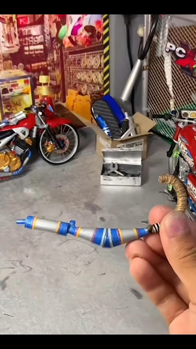 Knalpot Motor Terkecil di Dunia Mainan Rakitan🔥