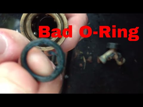 Replacing o-ring in quick disconnect fitting for pressure wash hose