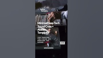 Revolutionize Your Tracks with Our Minimal/Deep Tech Sample Pack &  Templates