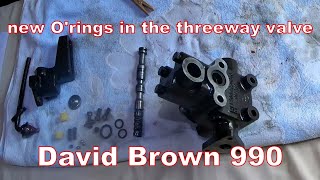 David Brown 990 three-way hydraulic valve reseal #98