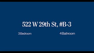 522 W 29th St #B3