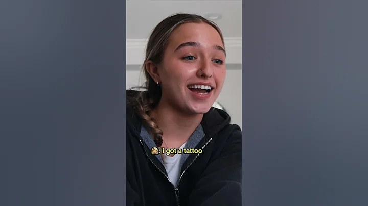 Showing Parents My Lip Tattoo