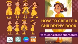 How to create a children's book with consistent characters to publish on Amazon KDP