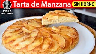 Tarta de Manzana Sin Horno | #VickyRecetaFacil