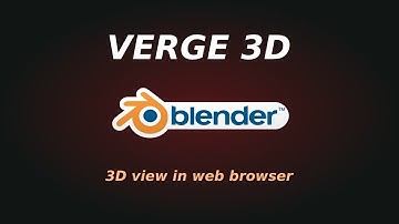 verge3d in blender- installing technique
