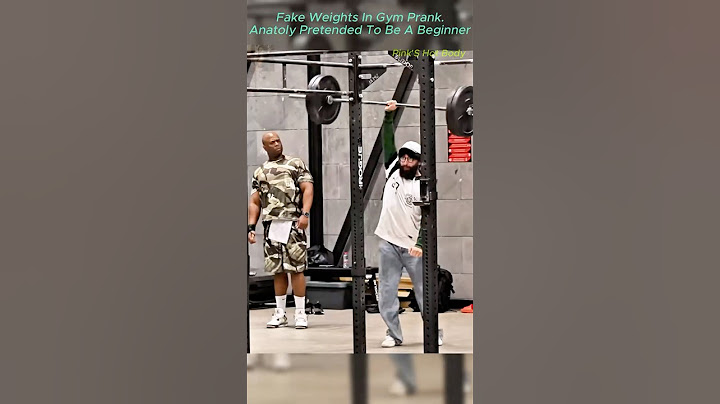 FAKE WEIGHTS in gym PRANK... - ANATOLY pretended to be a Beginner #13
