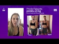 Ela eliminou 23kg com os exercícios em casa do Mamãe Sarada