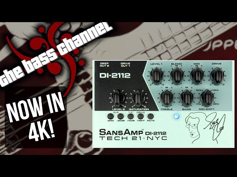 Tech 21 Geddy Lee DI-2112 Signature SansAmp Bass Desk-Top Preamp DI