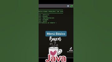 Menú Básico en Java
