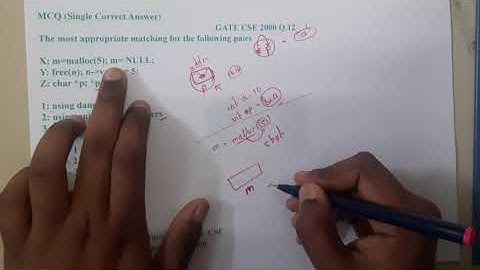 GATE CSE 2000 Q 12 || C PROGRAMMING  ||Data Structure || GATE Insights Version: CSE
