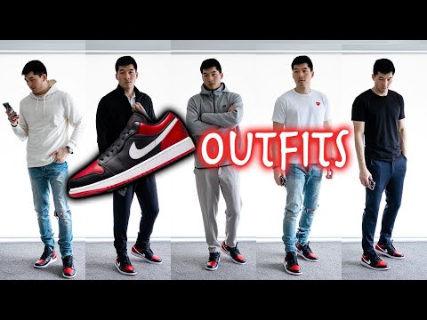 How to style - Air Jordan 1 Low 'Bred Toe Alternate' (8 Outfit Ideas)