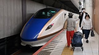 JR東日本上越新幹線E7系F22編成たにがわ405号越後湯沢行き上野駅発車(2023/5/7)