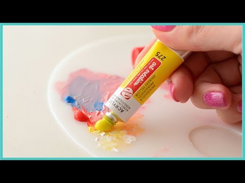 Vídeo: Como Pintar Com Acrílico