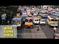 Busy traffic in kolkata  west bengal