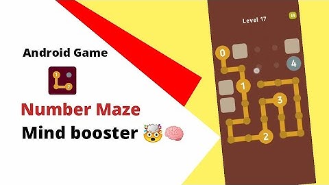 Number maze Android game for increase you  thinking power.