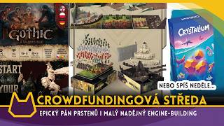 Crowdfundingová 'středa' 04.10.26 - Epický Pán Prstenů, reedice i menší kousky, které zaujmou