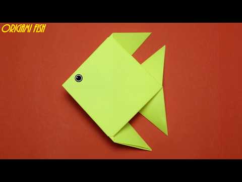 Video: How To Make A Fish Out Of Paper