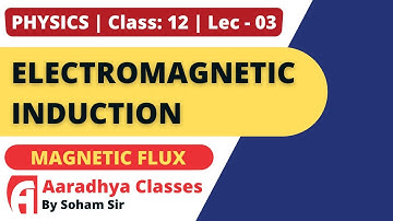 magnetic flux CLASS12 PHYSICS CHAP 6 LEC 3 by SOHAMSIR AARADHYACLASSES GUJ MED