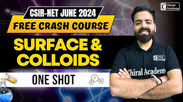 Surface And Colloids One Shot  | CSIR NET June 2024 Free Crash Course