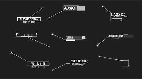 Callout Pack -Text Animation-  Free After Effects Template -No plugins