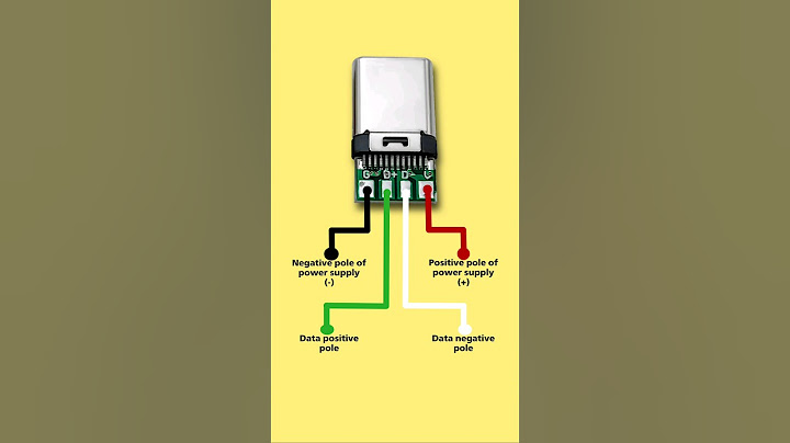 Usb type c wire connection 🤓 #typec